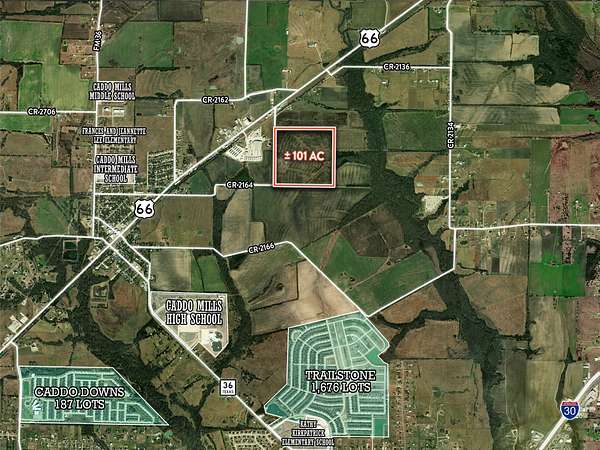 101 Acres of Agricultural Land for Sale in Caddo Mills, Texas