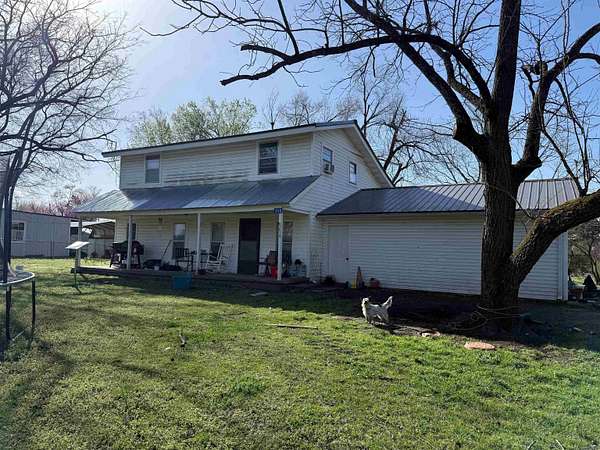 14 Acres of Land with Home for Sale in Mount Pleasant, Arkansas