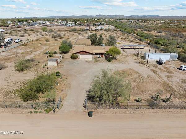 5 Acres of Land with Home for Sale in Wittmann, Arizona