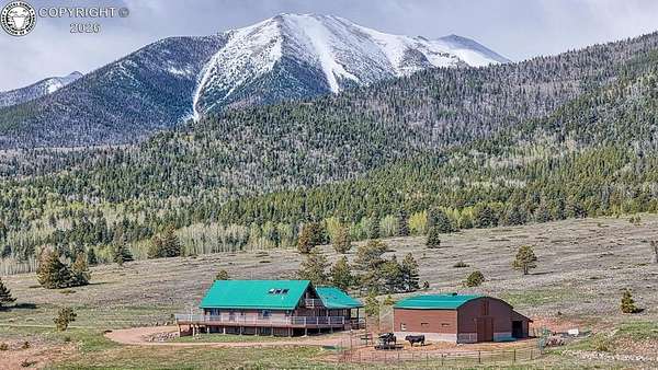 35.2 Acres of Land with Home for Sale in Westcliffe, Colorado