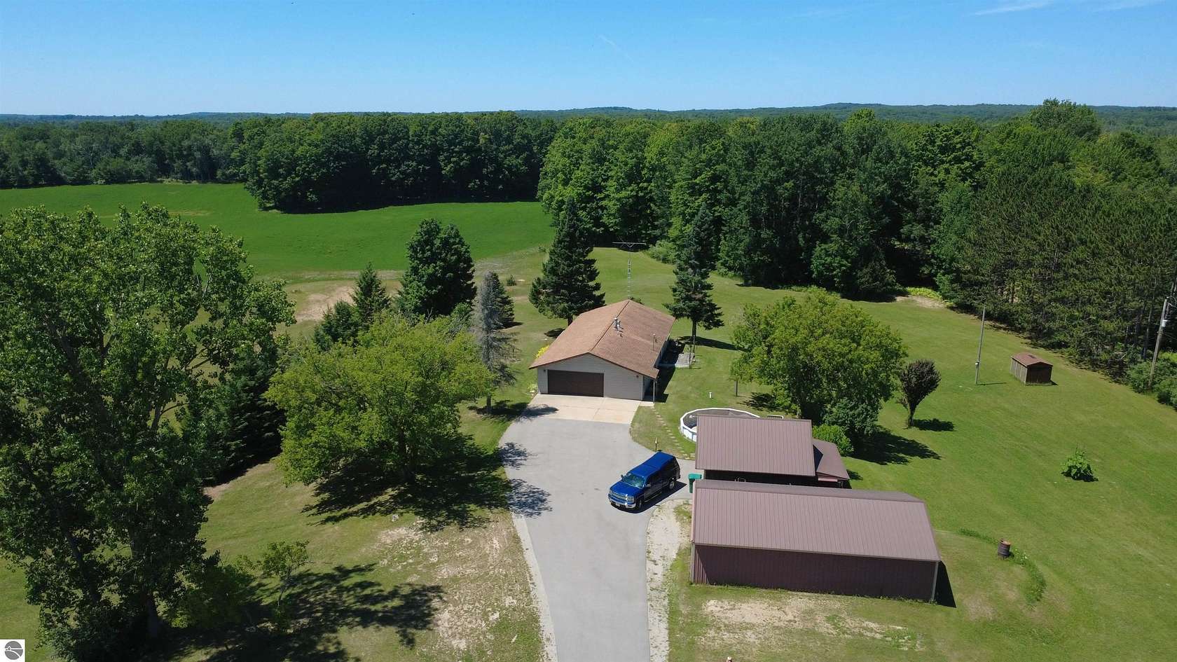 22.8 Acres of Recreational Land with Home for Sale in West Branch, Michigan