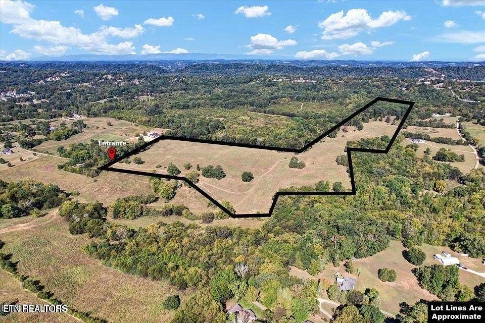 58.5 Acres of Agricultural Land for Sale in Knoxville, Tennessee