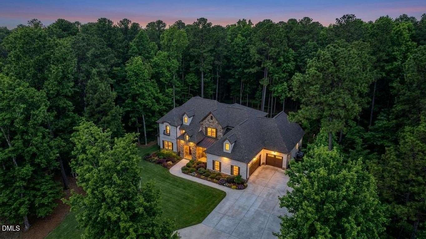 3.87 Acres of Land with Home for Sale in Apex, North Carolina