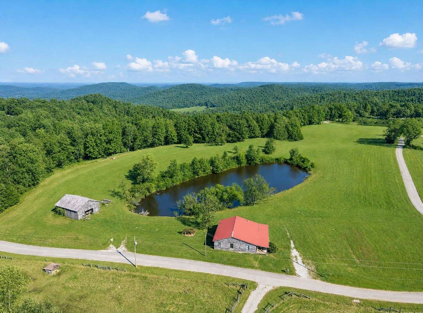 20.1 Acres of Land with Home for Sale in Monticello, Kentucky