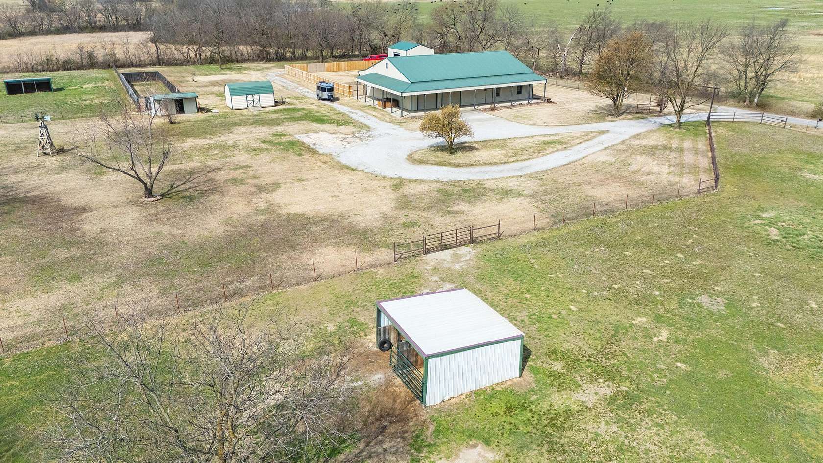 10 Acres of Land with Home for Sale in Vinita, Oklahoma