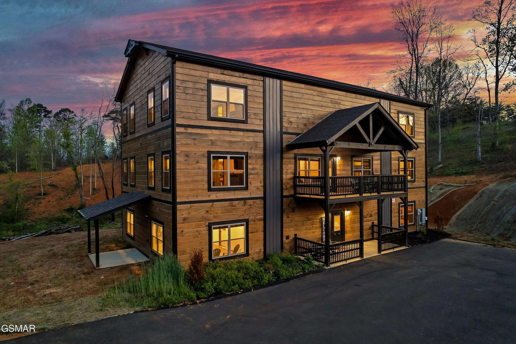 7.54 Acres of Land with Home for Sale in Sevierville, Tennessee