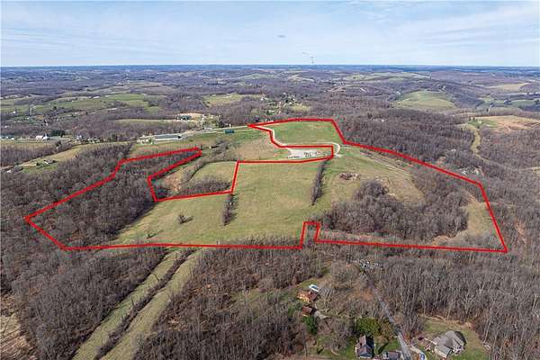 74.3 Acres of Agricultural & Residential Land for Sale in Chartiers Township, Pennsylvania