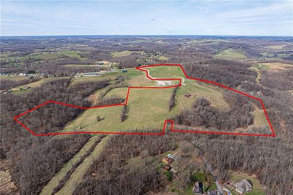 74.3 Acres of Agricultural & Residential Land for Sale in Chartiers Township, Pennsylvania