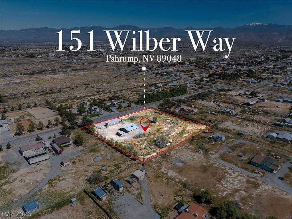 2.3 Acres of Land with Home for Sale in Pahrump, Nevada