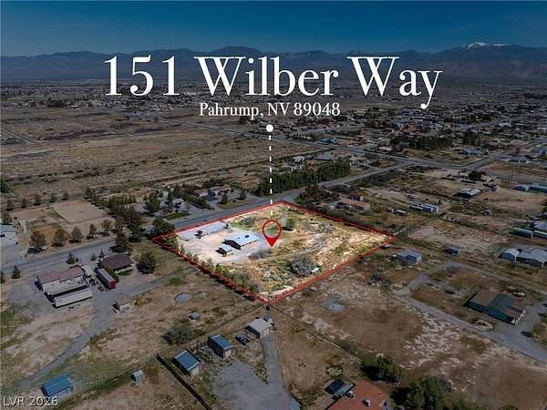 2.3 Acres of Land with Home for Sale in Pahrump, Nevada