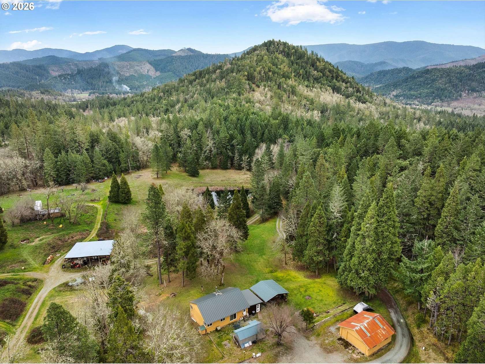 160 Acres of Recreational Land with Home for Sale in Glendale, Oregon