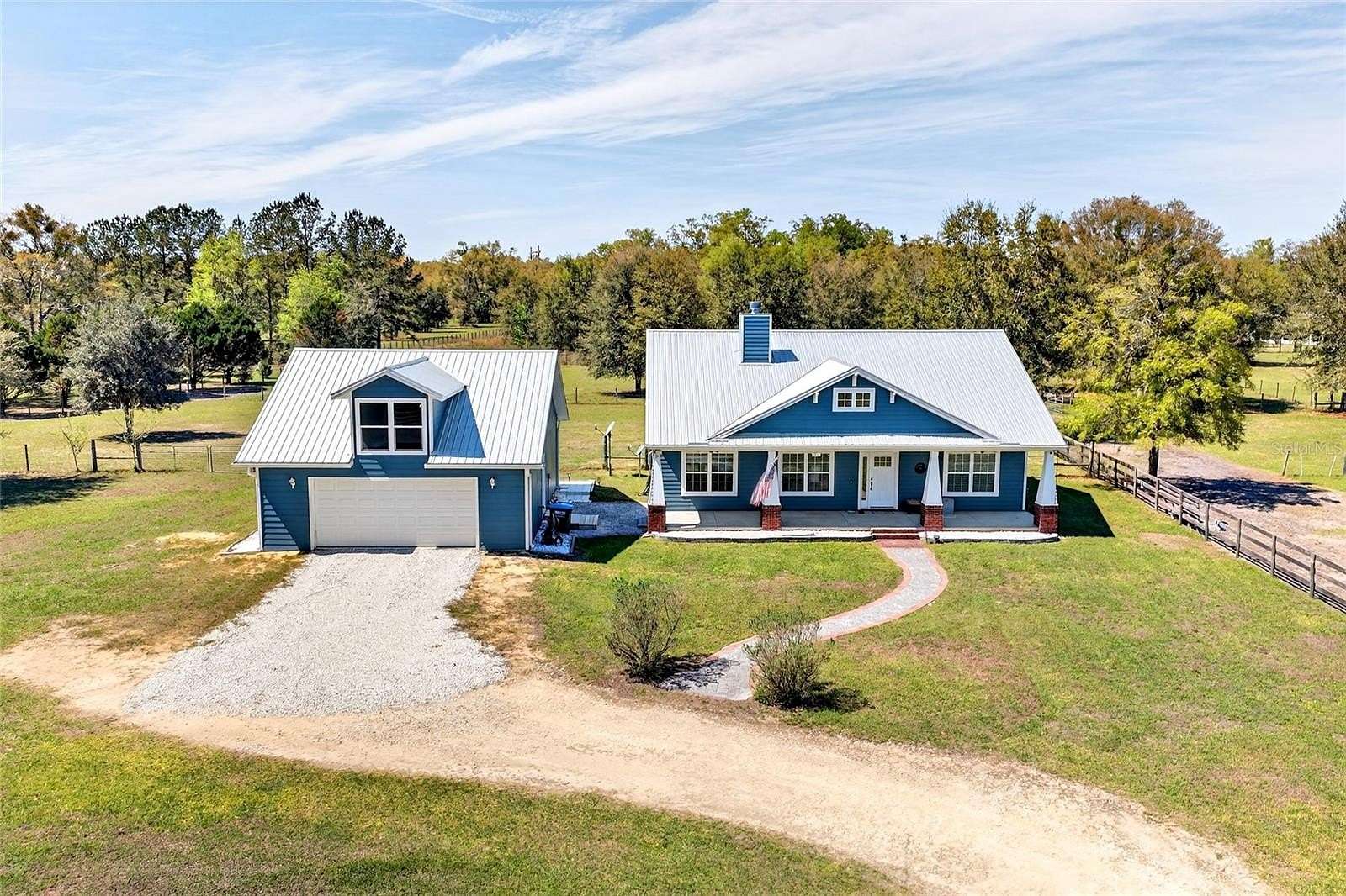 5 Acres of Land with Home for Sale in Newberry, Florida