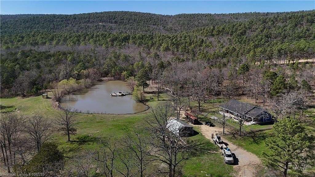 101 Acres of Recreational Land with Home for Sale in Pittsburg, Oklahoma