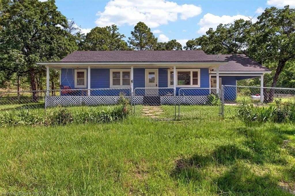 83 Acres of Recreational Land with Home for Sale in Pittsburg, Oklahoma