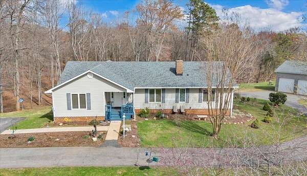 10.9 Acres of Land with Home for Sale in Goode, Virginia