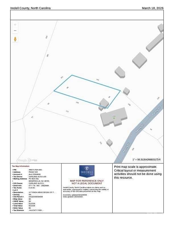 0.19 Acres of Residential Land for Sale in Statesville, North Carolina