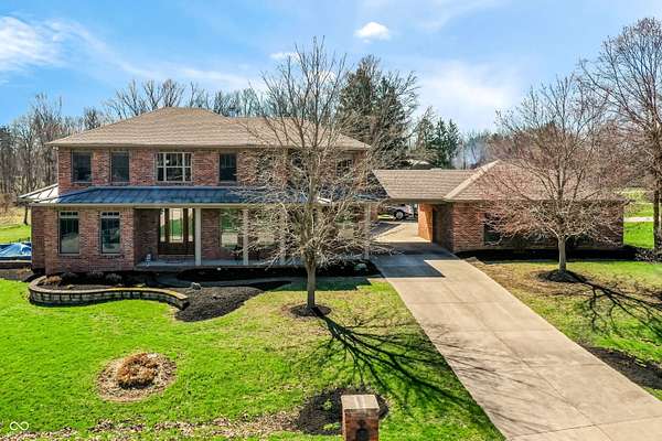 1.55 Acres of Land with Home for Sale in Brownsburg, Indiana