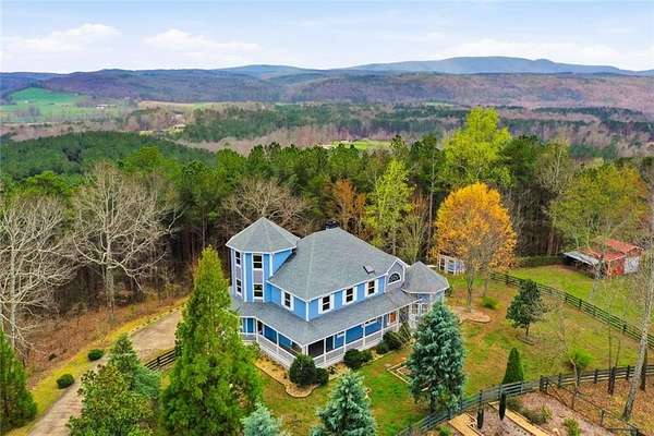 10.4 Acres of Land with Home for Sale in Waleska, Georgia