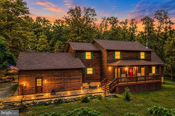 48.6 Acres of Recreational Land with Home for Sale in Augusta, West Virginia