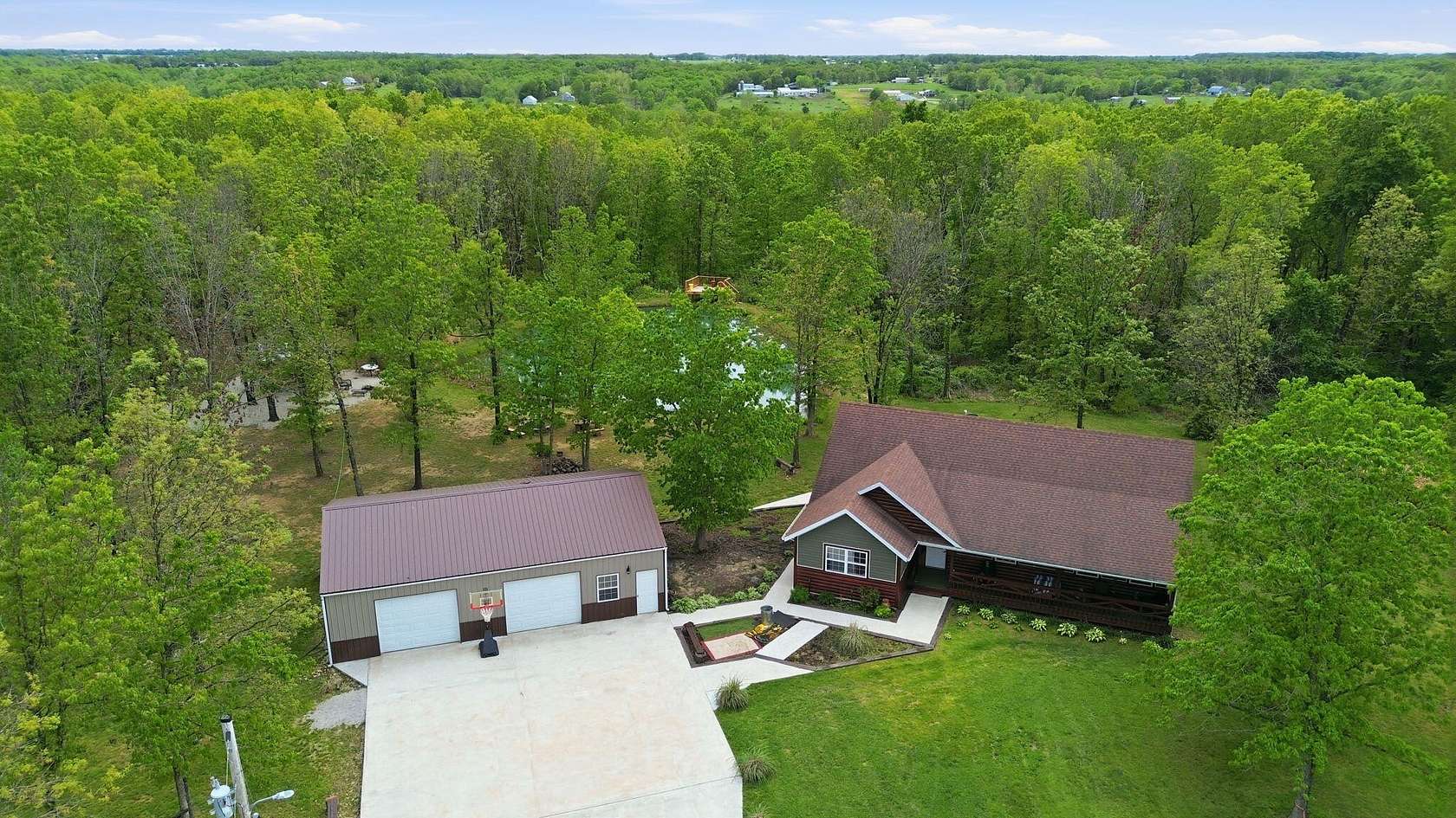 6.6 Acres of Land with Home for Sale in Seymour, Missouri