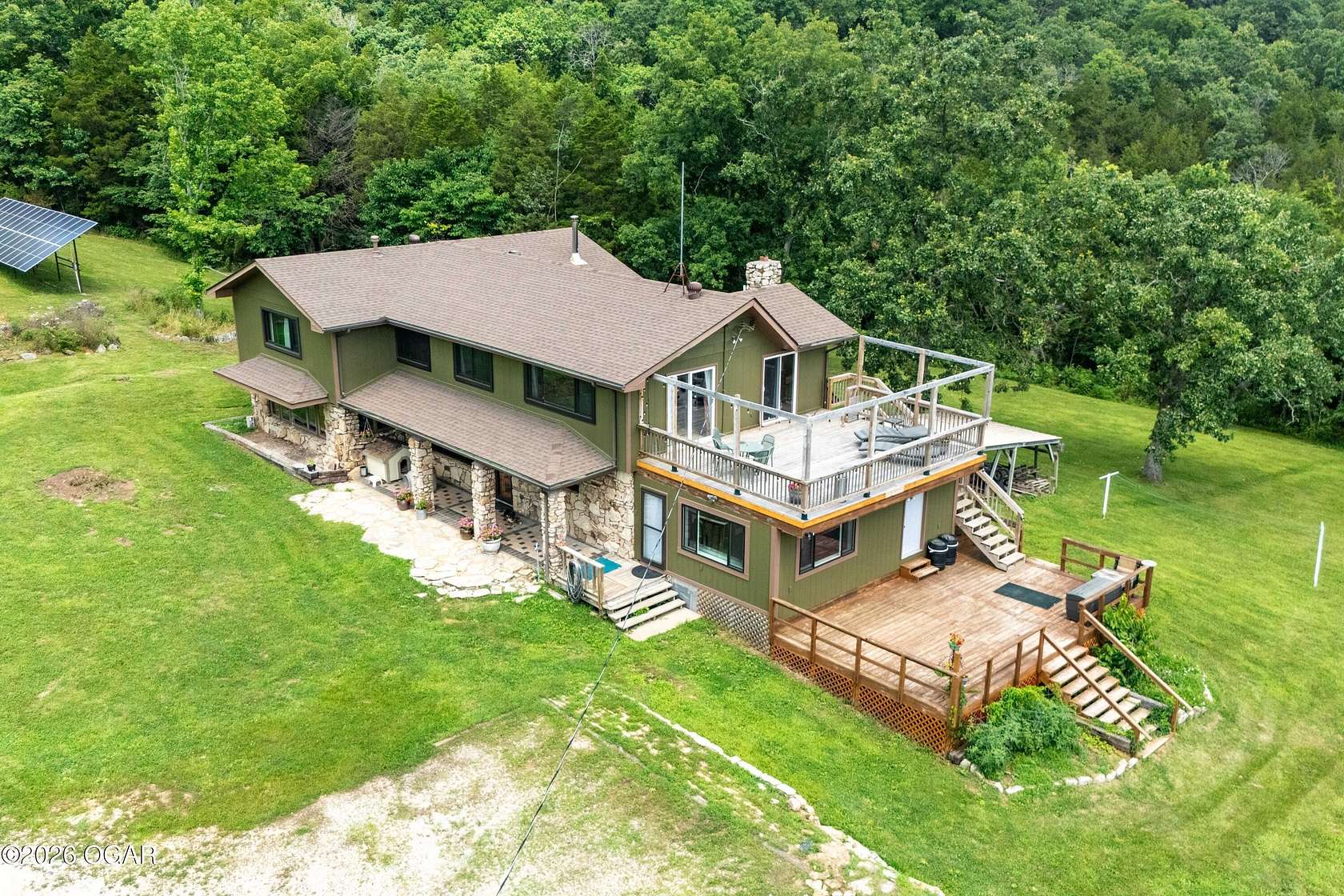 11 Acres of Land with Home for Sale in Aurora, Missouri