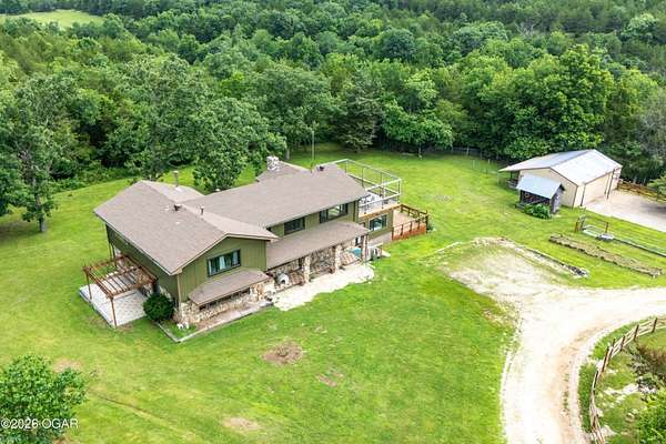 11 Acres of Land with Home for Sale in Aurora, Missouri