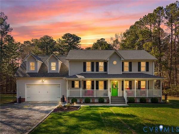 5.28 Acres of Land with Home for Sale in Dinwiddie, Virginia