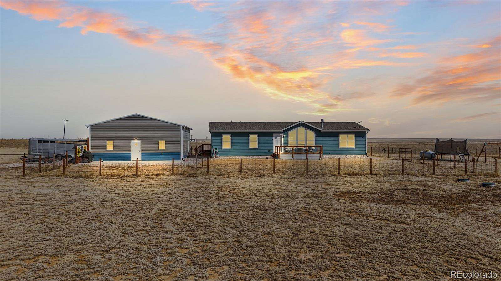 40 Acres of Agricultural Land with Home for Sale in Colorado Springs, Colorado