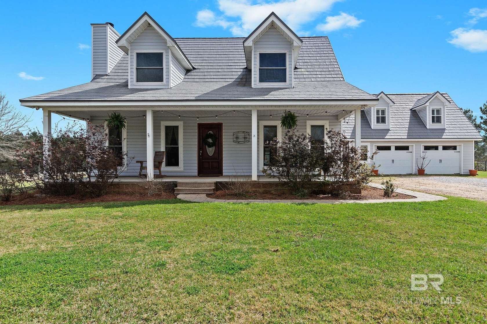 7 Acres of Land with Home for Sale in Stapleton, Alabama