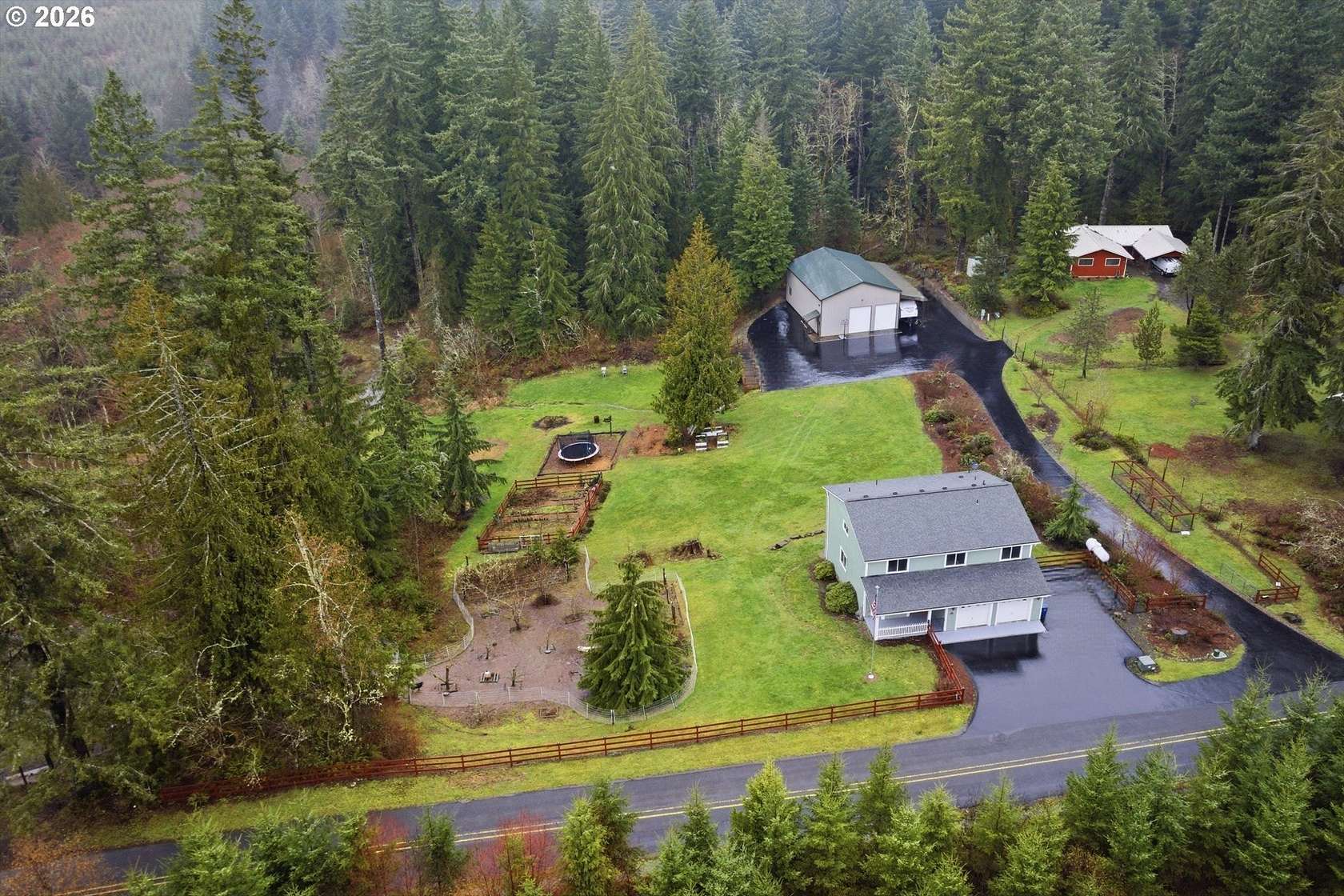 5 Acres of Land with Home for Sale in Estacada, Oregon