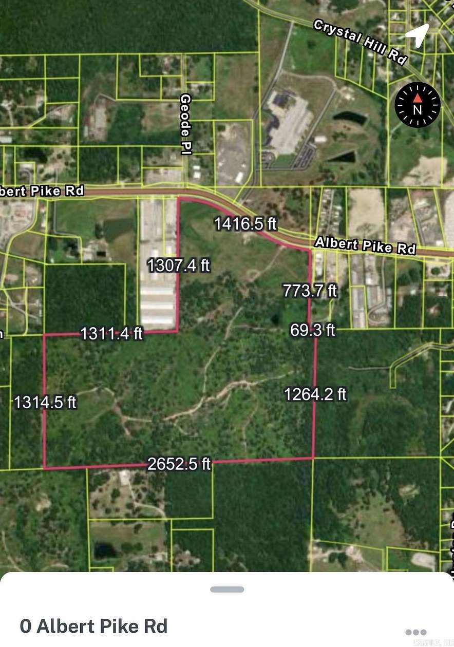 113 Acres of Recreational & Residential Land for Sale in Hot Springs, Arkansas