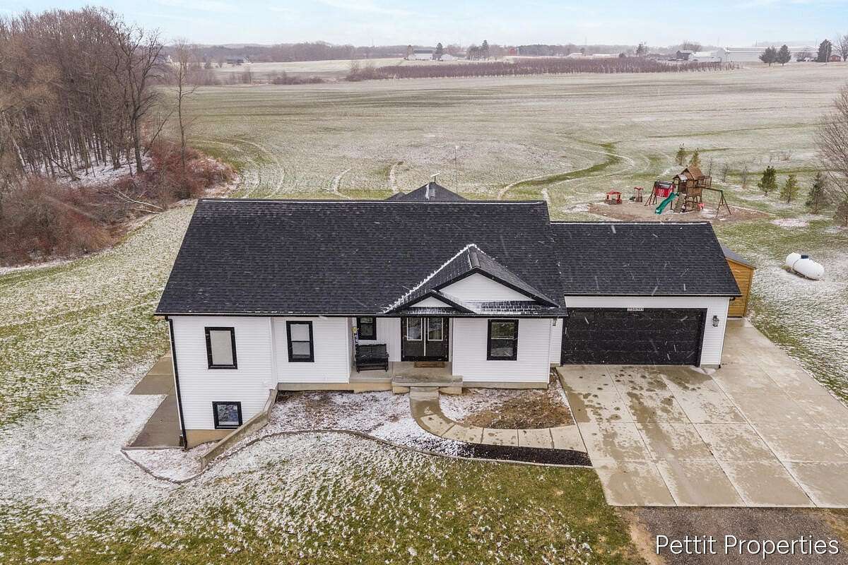 4.38 Acres of Land with Home for Sale in Conklin, Michigan