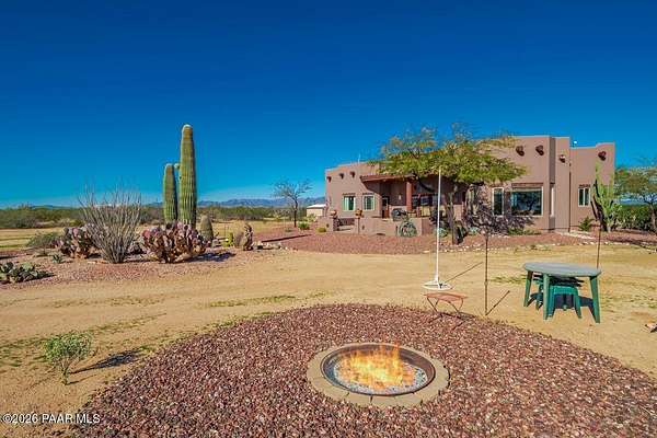 5 Acres of Land with Home for Sale in Aguila, Arizona