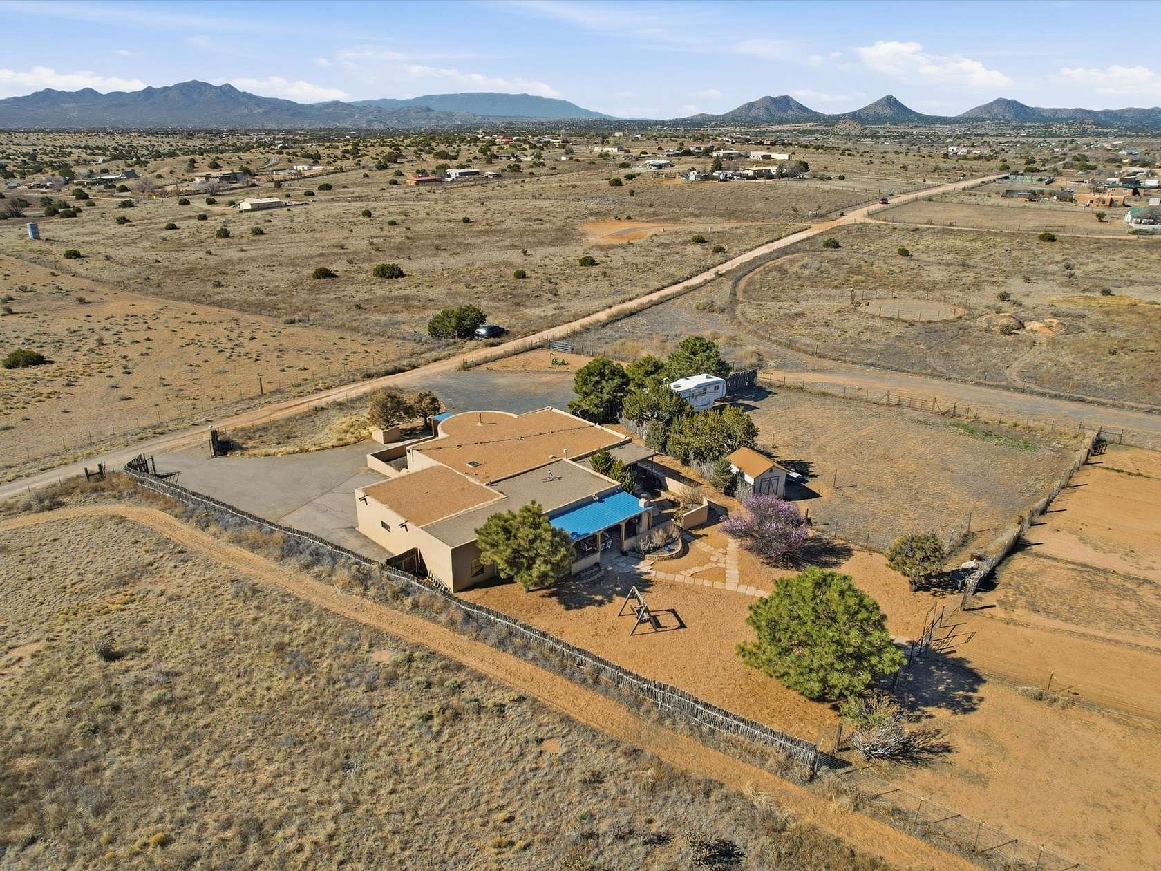 5.19 Acres of Land with Home for Sale in Santa Fe, New Mexico