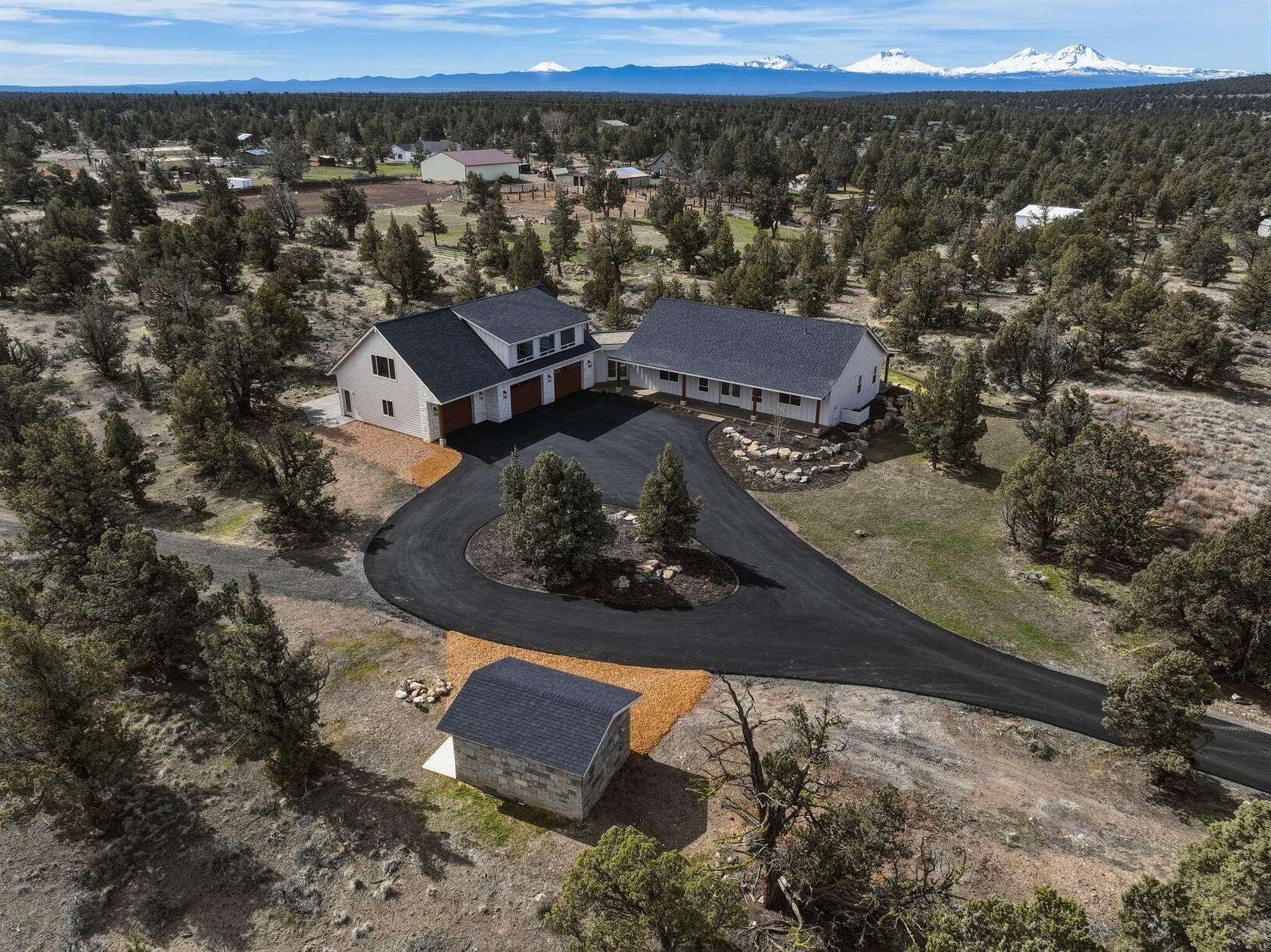 5 Acres of Land with Home for Sale in Redmond, Oregon