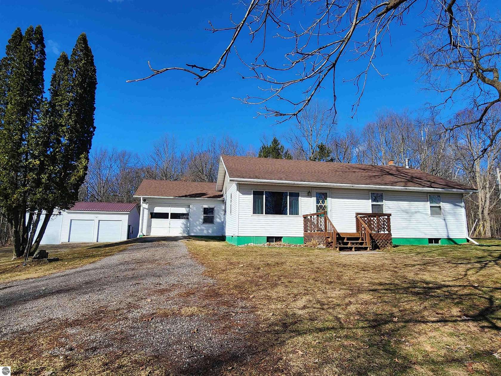 10 Acres of Recreational Land with Home for Sale in Edmore, Michigan