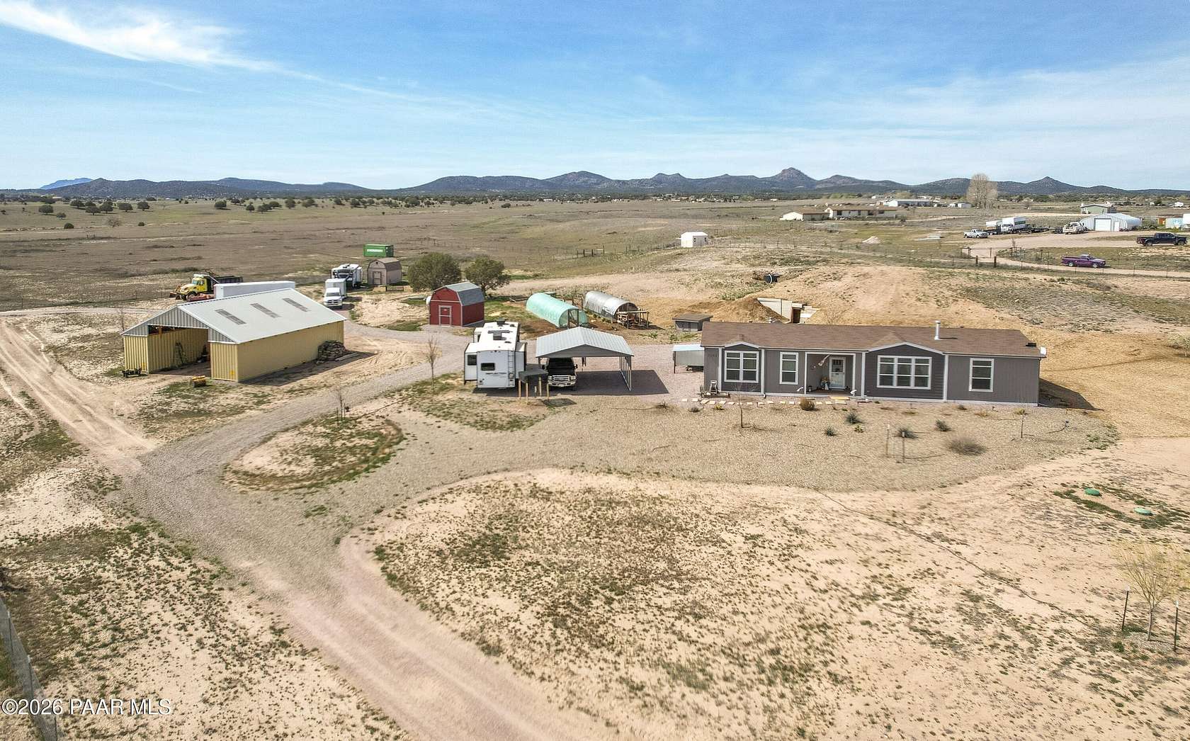 5.49 Acres of Land with Home for Sale in Paulden, Arizona