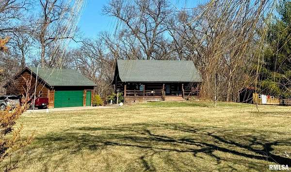 8.87 Acres of Land with Home for Sale in Glasford, Illinois