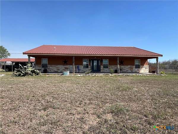 10 Acres of Land with Home for Sale in Goliad, Texas