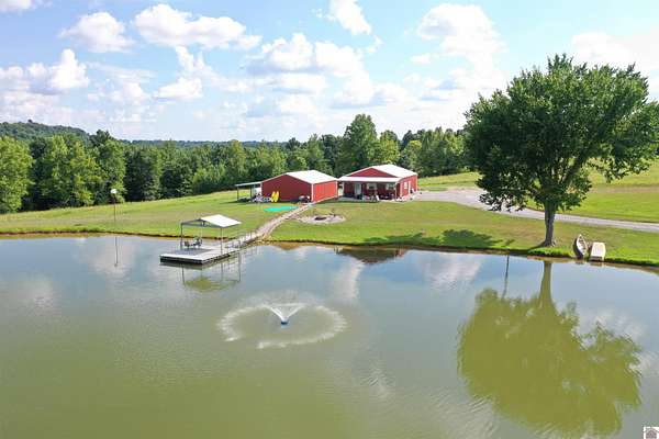 35 Acres of Land with Home for Sale in Marion, Kentucky