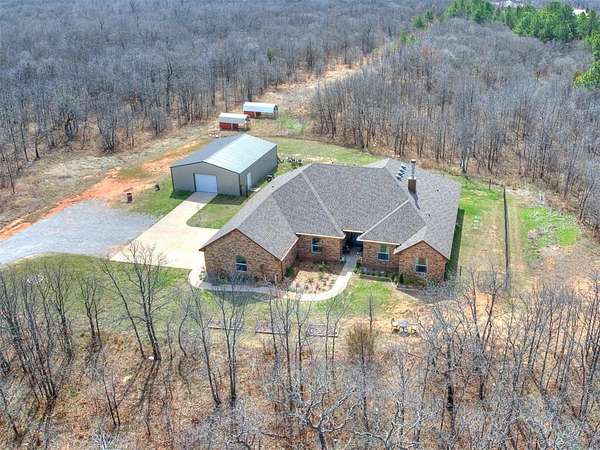 8 Acres of Land with Home for Sale in Norman, Oklahoma