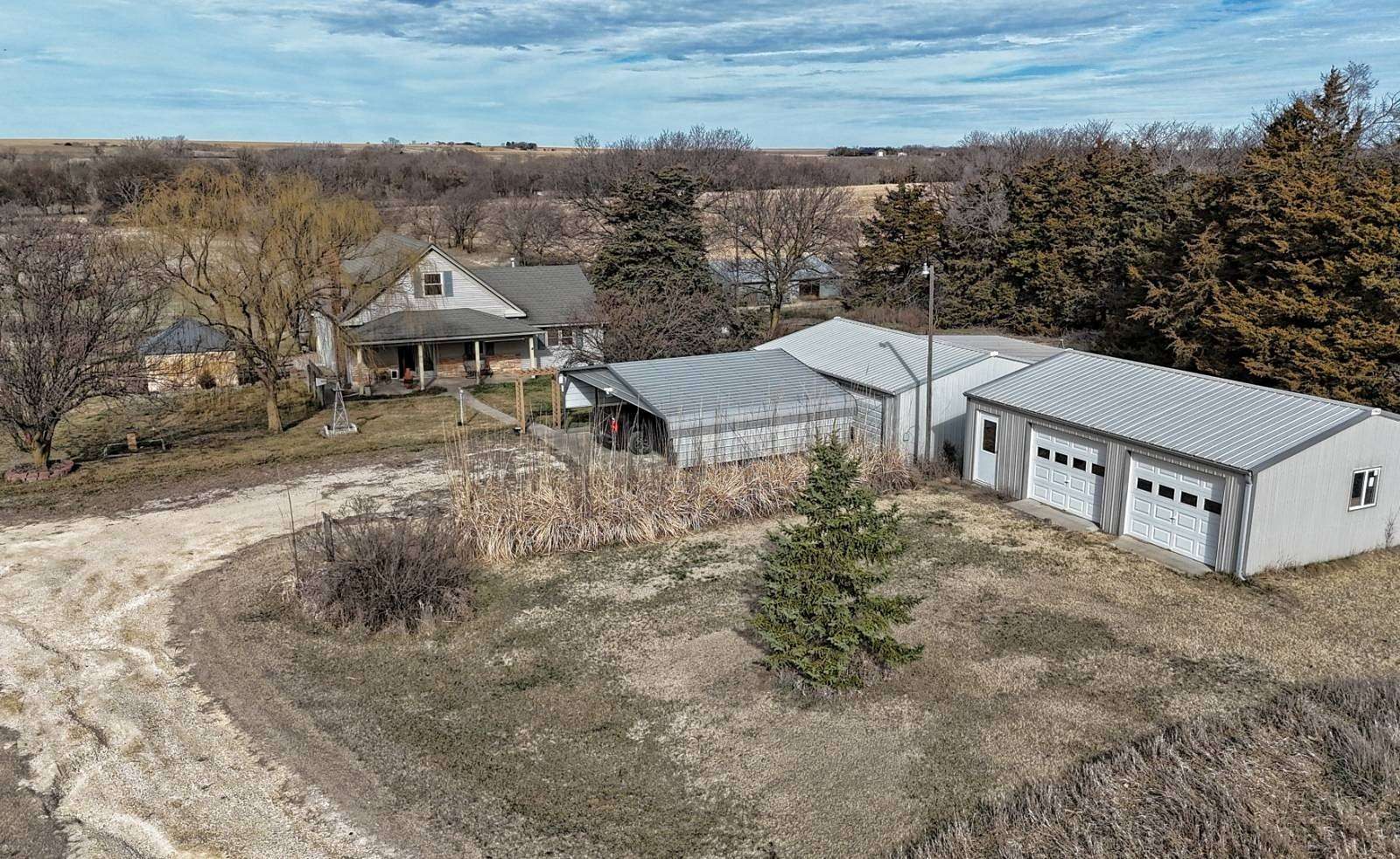12.2 Acres of Land with Home for Sale in Mankato, Kansas