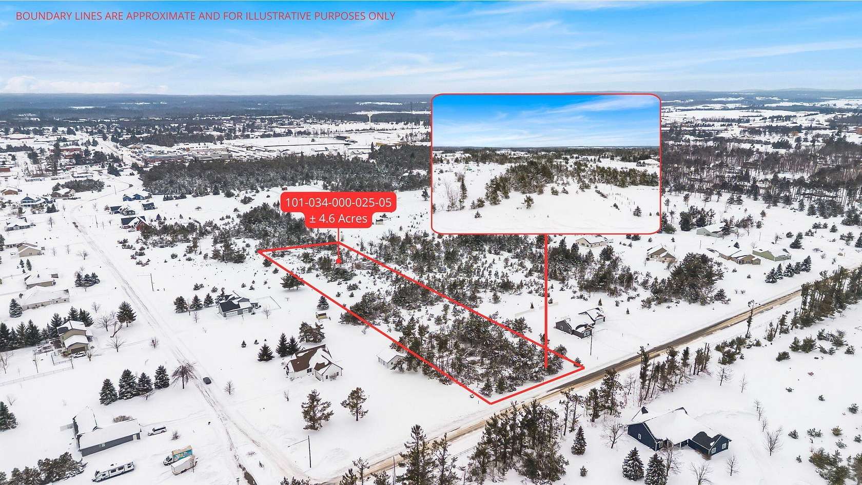 4.62 Acres of Residential Land for Sale in Gaylord, Michigan
