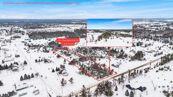 4.62 Acres of Residential Land for Sale in Gaylord, Michigan