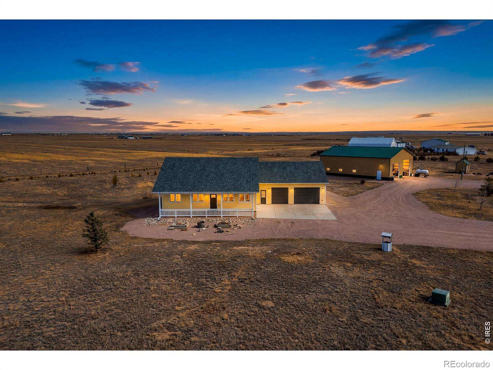 44.8 Acres of Recreational Land with Home for Sale in Nunn, Colorado
