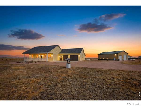 44.8 Acres of Recreational Land with Home for Sale in Nunn, Colorado