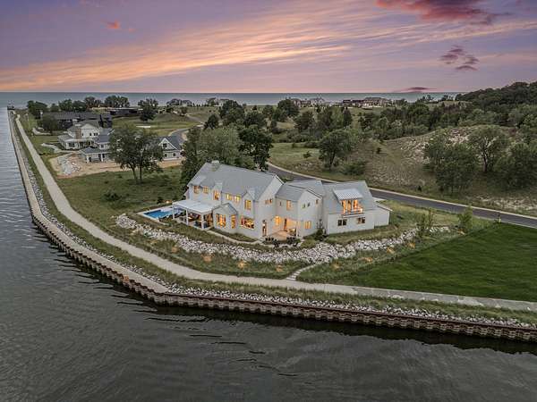 1.5 Acres of Land with Home for Sale in Saugatuck, Michigan