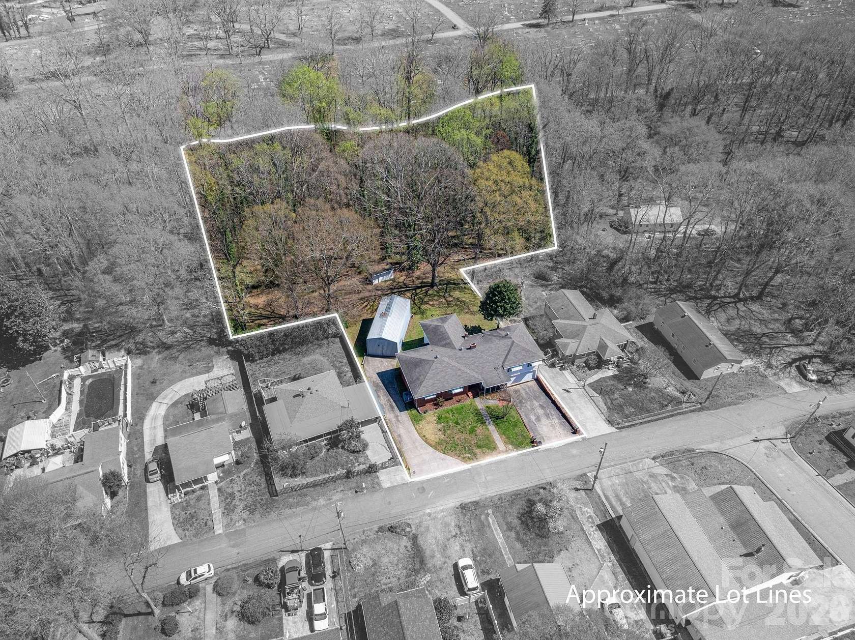 1.65 Acres of Land with Home for Sale in Lincolnton, North Carolina