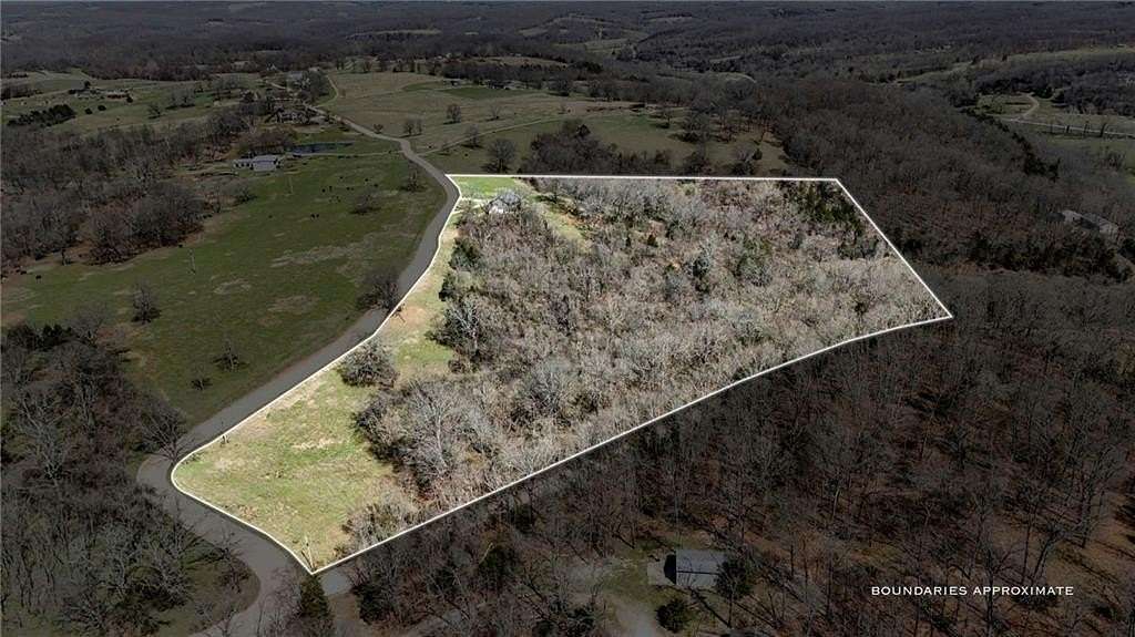 17.4 Acres of Land with Home for Sale in Garfield, Arkansas