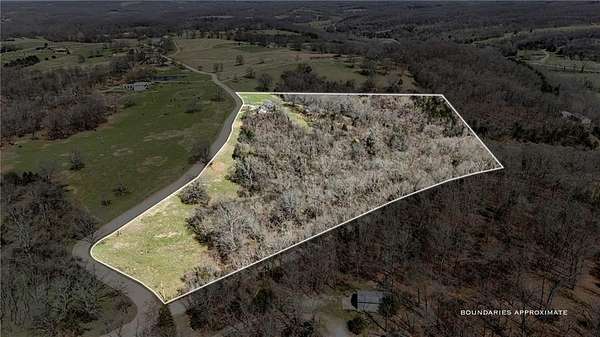 17.4 Acres of Land with Home for Sale in Garfield, Arkansas